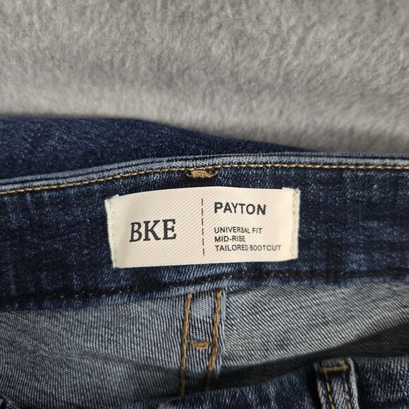 BKE Payton Universal Fit Mid Rise Tailored Bootcut Jeans Size 25 - Picture 4 of 6